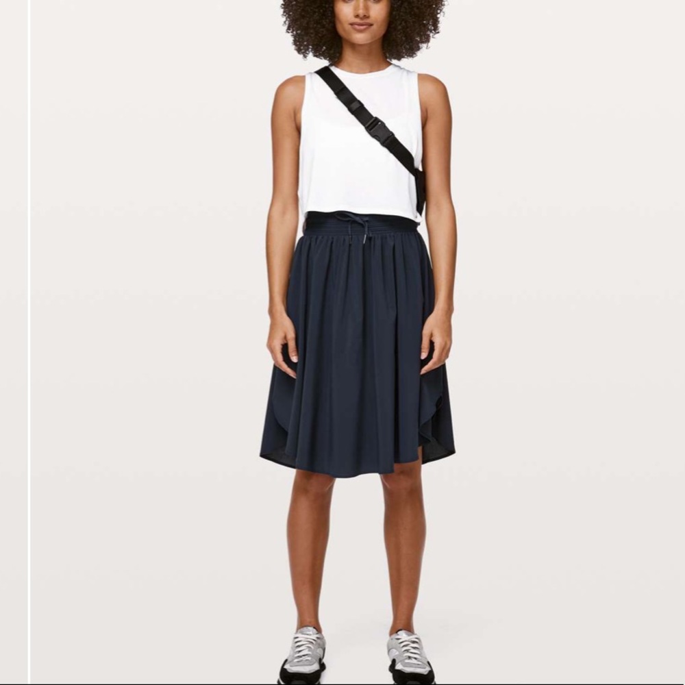 NWT! Lululemon The Everyday Skirt. True Navy.